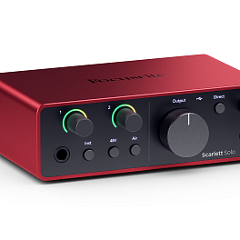FOCUSRITE Scarlett Solo 4th Gen внешняя звуковая карта