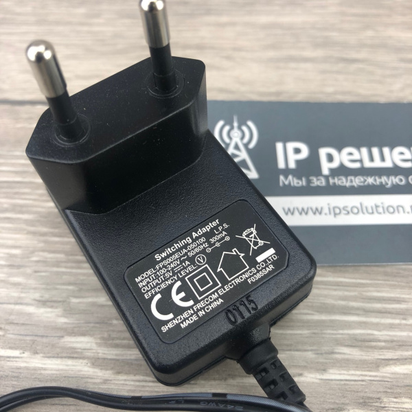 Блок питания DY51 5V 1A, арт. DYY-51 (к телефонам Fanvil) Блок питания DY51 5V 1A, арт. DYY-51 (к телефонам Fanvil)