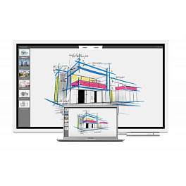 Интерактивная панель-флипчарт SAMSUNG FLIP WM55H 55"