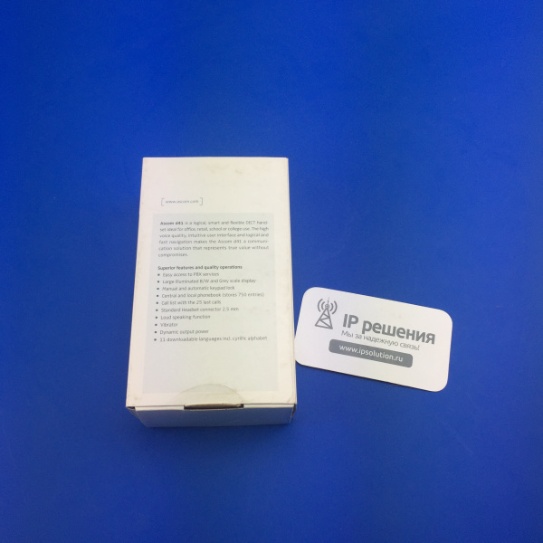 Ascom D41 (DH3-AAAB), беспроводная трубка DECT (расширенная версия)