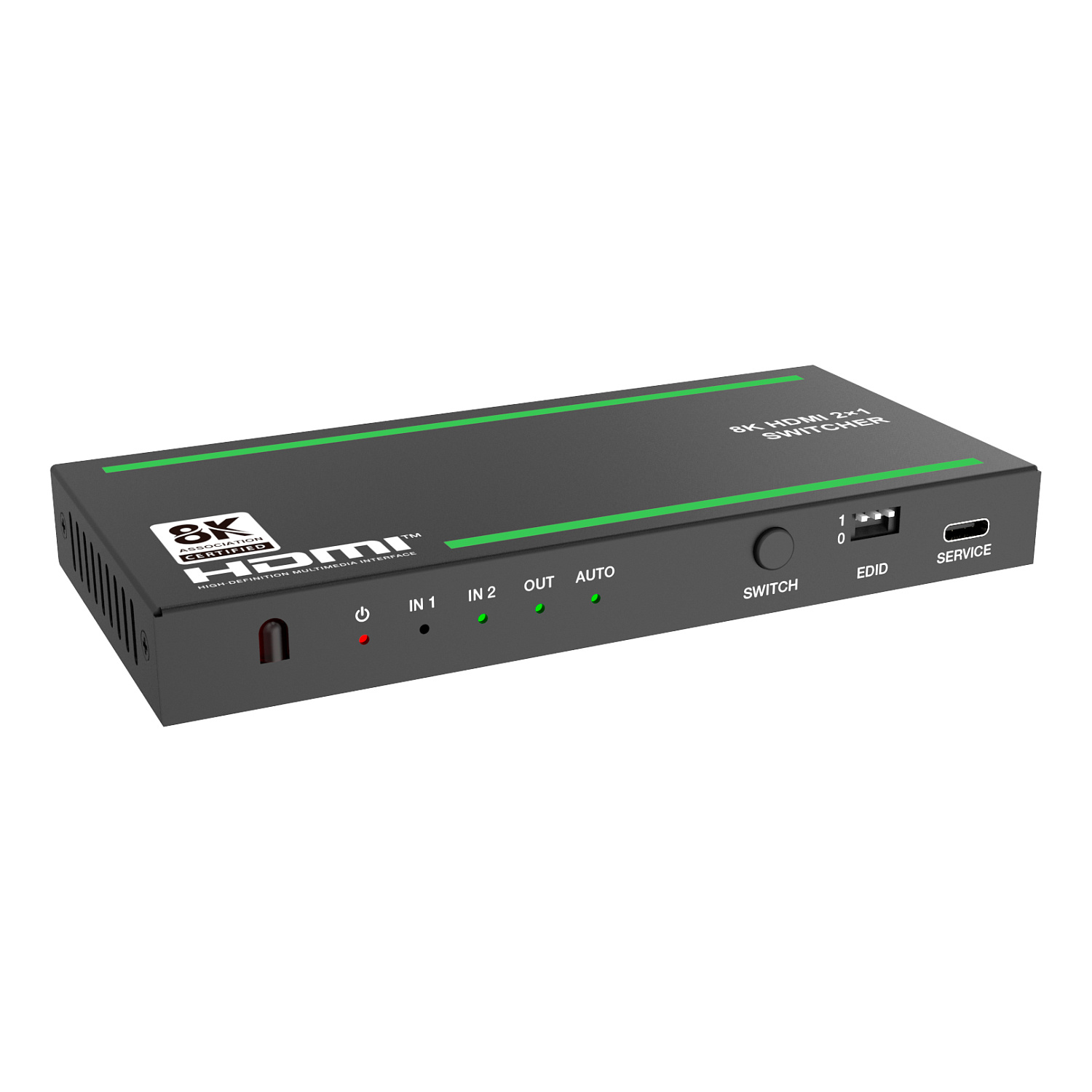 Lideo SW21A2-8K, коммутатор 2x1 HDMI 2.1