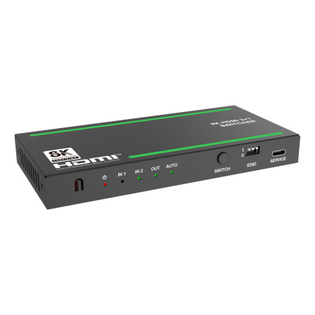 Lideo SW21A2-8K, коммутатор 2x1 HDMI 2.1
