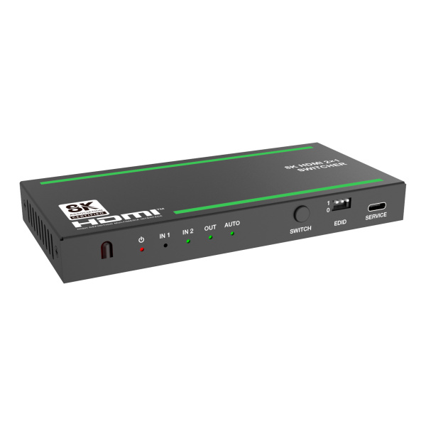 Lideo SW21A2-8K, коммутатор 2x1 HDMI 2.1