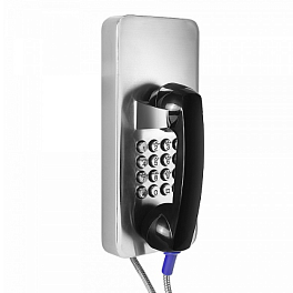 JR205-FK-SIP, промышленный IP-телефон, клавиатура, накладной, PoE, без БП, серый