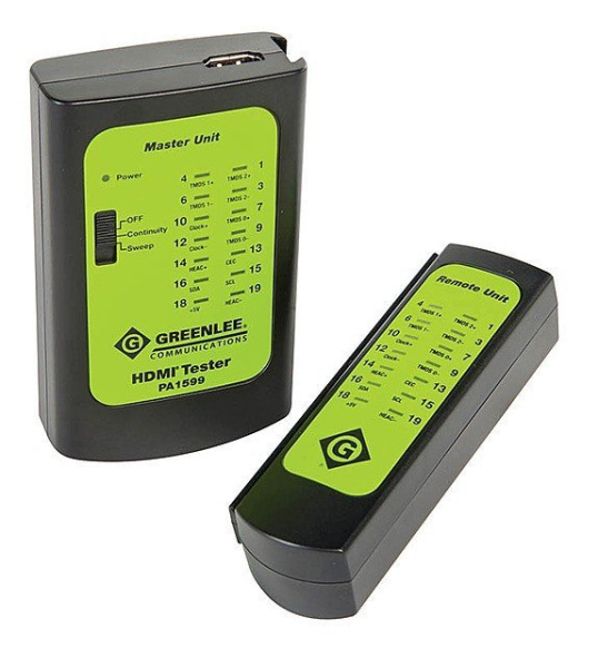 Greenlee PA1599 – тестер HDMI кабелей Greenlee PA1599 – тестер HDMI кабелей