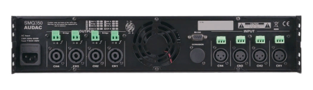 AUDAC SMQ350, четырехканальный низкоомный усилитель