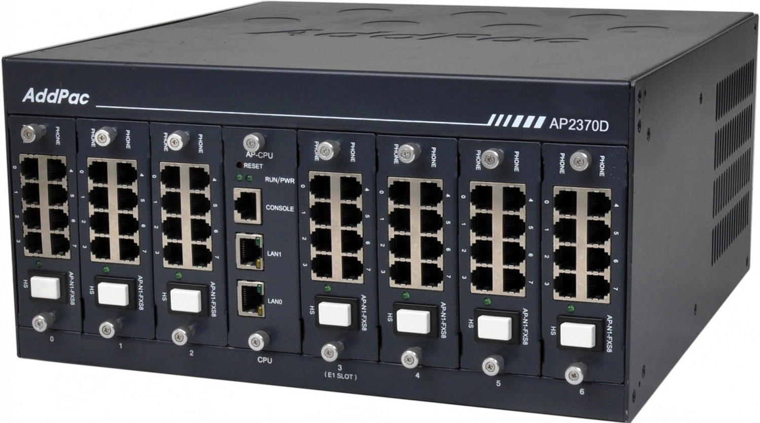 AP2370-56S Шлюз VoIP, 56 FXS, 2x10/100/1000T Eth