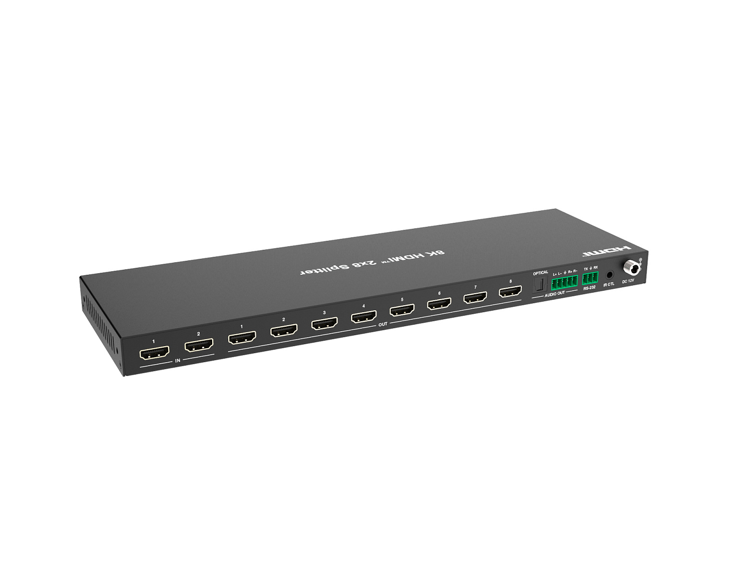 Lideo SP28AP-8K, hdmi сплиттер 2x8 8K
