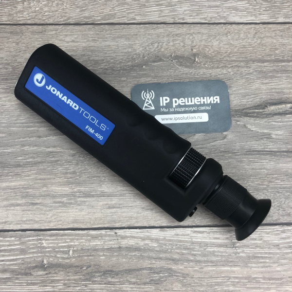 Jonard FIM-400 - Микроскоп для контроля чистоты торцов оптических коннекторов FC, SC, ST, LC (увеличение 400х) Jonard FIM-400 - Микроскоп для контроля чистоты торцов оптических коннекторов FC, SC, ST, LC (увеличение 400х)