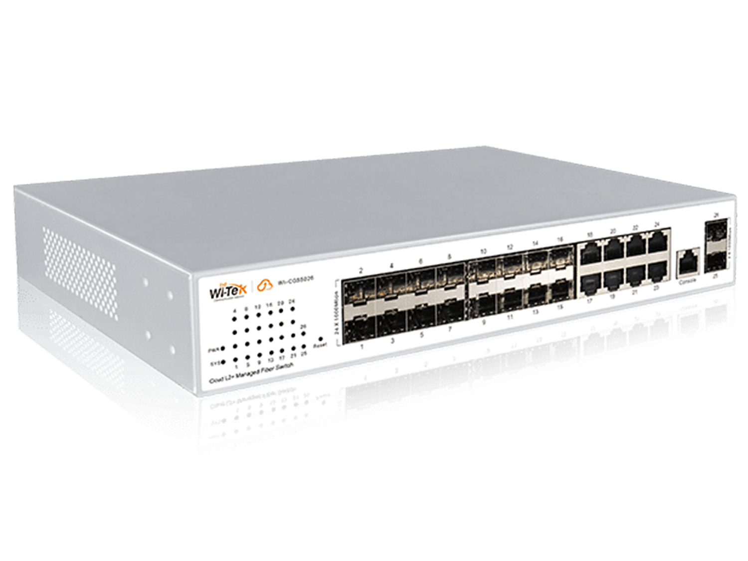 WI-TEK WI-CGS5026 v2, управляемый оптический l2-коммутатор