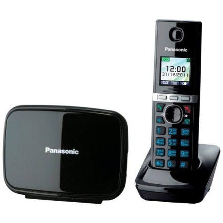 Panasonic KX-TG8081RUB, беспроводной DECT телефон (черный)