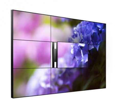 Видеостена 3х3 из панелей LG 55LV35A, 165", шов 3,5 мм; настенное выдвижное крепление (Euromet) Видеостена 3х3 из панелей LG 55LV35A, 165", шов 3,5 мм; настенное выдвижное крепление (Euromet)