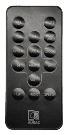 AUDAC IMEO1/W, активный Sound Bar формата 2.1