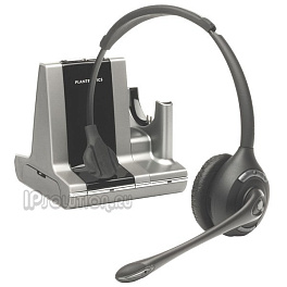 Plantronics Savi Office WO300 Over-the-head (Monaural), беспроводная гарнитура