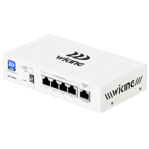 WI-TEK WK-PS305 v2, неуправляемый коммутатор c PoE