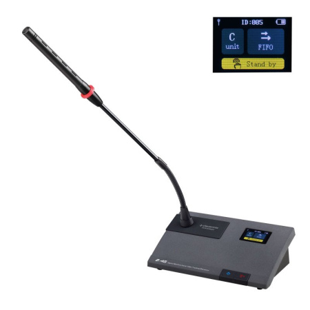 CleverMic DCS-E2402C, микрофонный пульт председателя беспроводной
