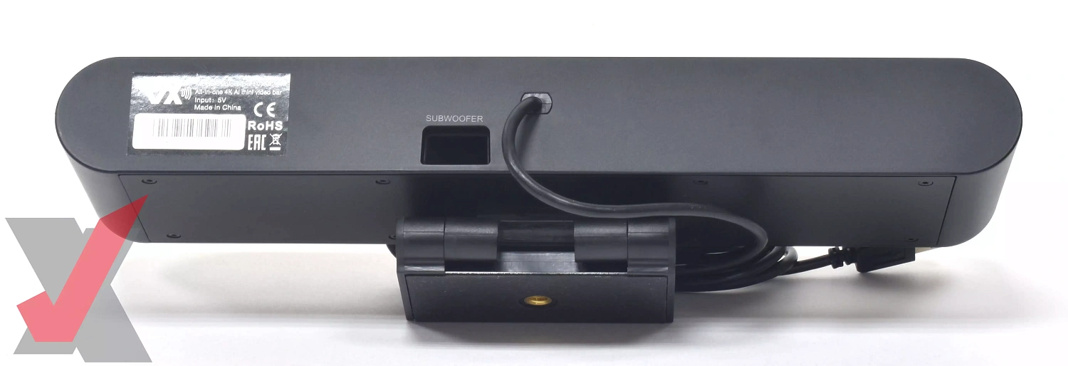 VoiceXpert VXV-211-UMS, компактный видеобар, 4K, обзор 94°