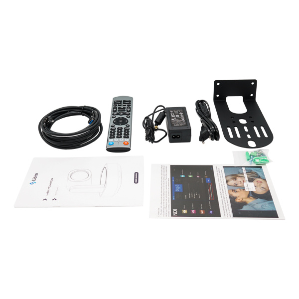 Lideo PTZ-4K12N, Камера 4K для видеоконференций, 12x оптический зум, 70.82°, NDI, серебристая