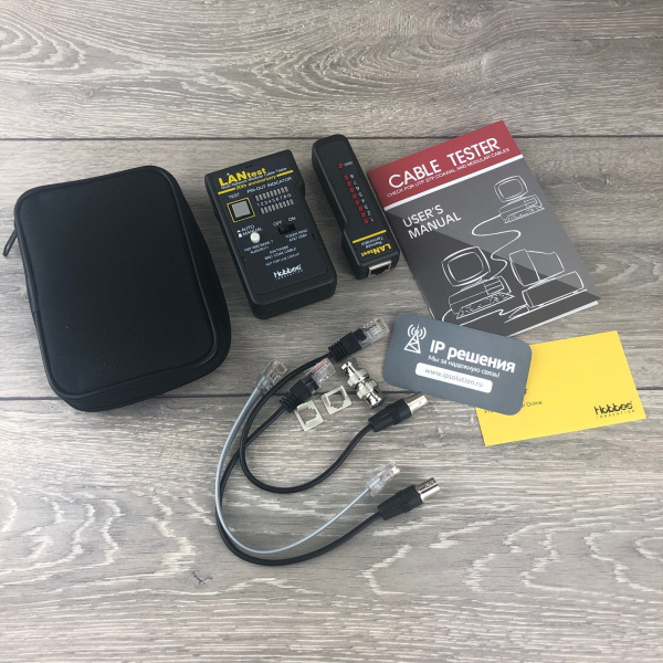 Hobbes LANtest Kit - кабельный тестер Hobbes LANtest Kit - кабельный тестер