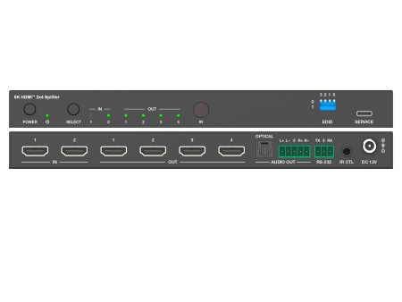 Lideo SP24AP-8K, сплиттер HDMI 2x4