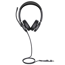 Yealink UH48 Dual UC USB-C/A, проводная гарнитура Yealink UH48 Dual UC USB-C/A, проводная гарнитура