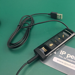 Plantronics EncorePro HW525 USB BNC (PL-HW525-USB), профессиональная USB-гарнитура для работы с ПК