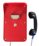 J&R Technology JR210-1B-SIP, промышленный IP-телефон антивандальный красный