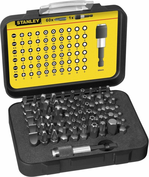 Stanley 1-13-902 - Набор отверточных вставок "EXPERT" 1/4" (60 ПРЕДМЕТОВ) Stanley 1-13-902 - Набор отверточных вставок "EXPERT" 1/4" (60 ПРЕДМЕТОВ)