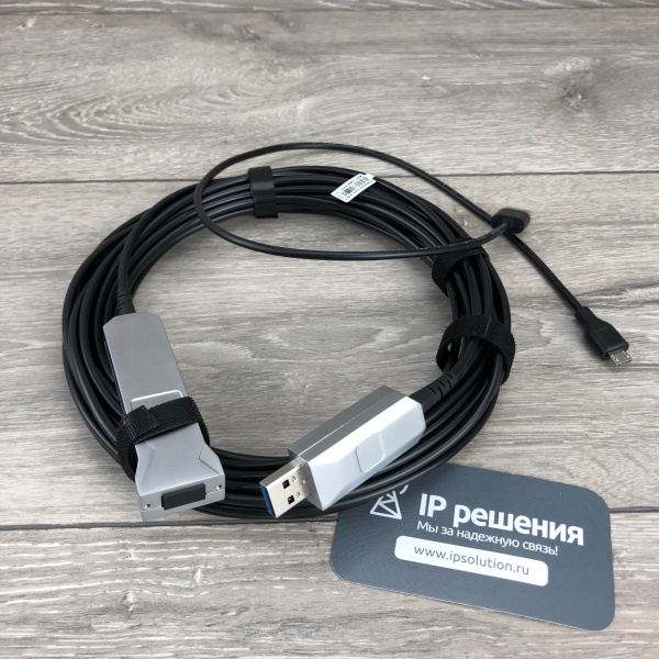 Telycam TLC-41, оптический гибридный кабель USB 3.0 (10 метров) Telycam TLC-41, оптический гибридный кабель USB 3.0 (10 метров)