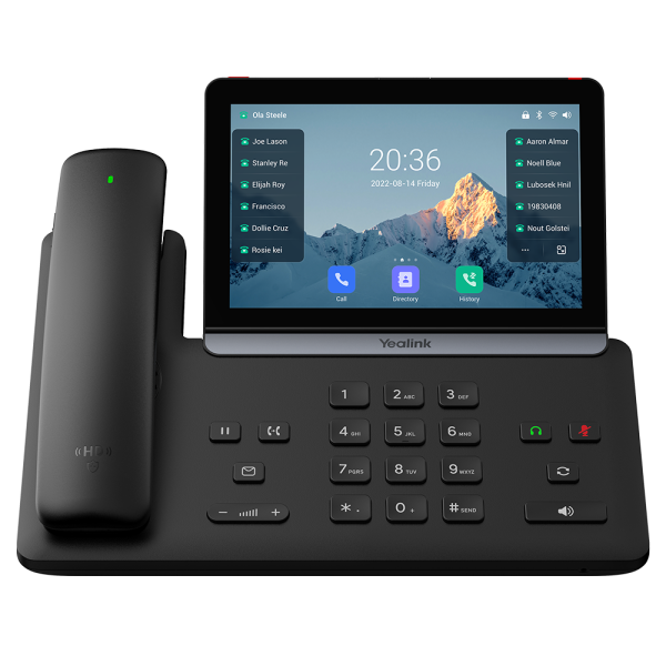 Yealink SIP-T88W Pro, ip-телефон  (7" экран, Android, WiFi, Bluetooth, BT-трубка, USB, PoE, GigE, без камеры, без БП)