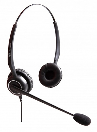 VT VT5000-D QD(P)-RJ9(03), проводная бинауральная головная гарнитура  VT VT5000-D QD(P)-RJ9(03), проводная бинауральная головная гарнитура