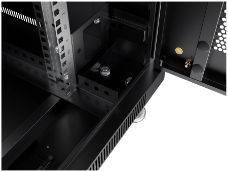 Cabeus, ND-05C-47U80/80-BK, шкаф монтажный телекоммуникационный 19" 47U 800x800x2277mm (ШхГхВ), цвет черный (RAL 9004)  Cabeus, ND-05C-47U80/80-BK, шкаф монтажный телекоммуникационный 19" 47U 800x800x2277mm (ШхГхВ), цвет черный (RAL 9004)