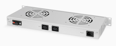 Cabeus, JG02, модуль вентиляторный 19", глубина 170 mm, 2 вентилятора, с цифровым термодатчиком Cabeus, JG02, модуль вентиляторный 19", глубина 170 mm, 2 вентилятора, с цифровым термодатчиком