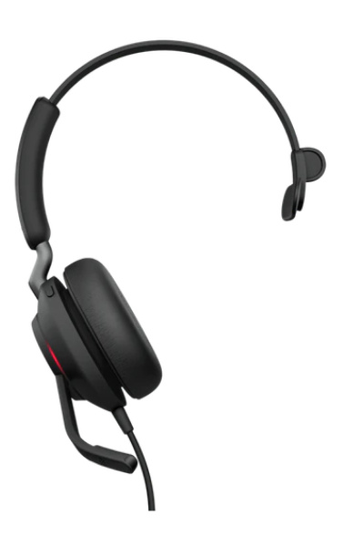 Jabra Evolve2 40 (24089-899-999), проводная гарнитура для компьютера, USB-A, MS Mono