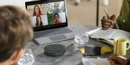 Jabra Speak2 75 UC (2775-419), спикерфон (USB, Bluetooth) с Bluetooth адаптером USB-A