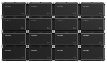 Светодиодный экран, внутреннее применение, малый шаг пикселя 1,8 мм, фронтальный доступ, размер панели 600х337,5х76 мм