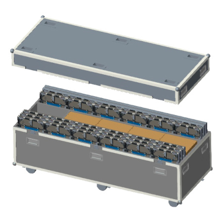 Prestel AIO-FC, флайт-кейс для светодиодного экрана