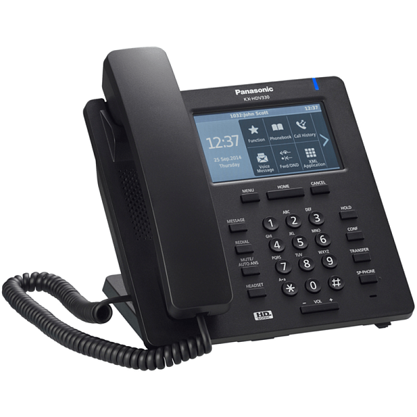 Panasonic KX-HDV330RUB, SIP телефон проводной (черный)