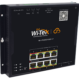 WI-TEK WI-PCES310GF-F, промышленный коммутатор PoE