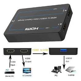 Lideo HTU-4K, устройство захвата видео HDMI в USB 3.0