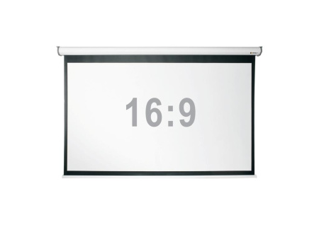 Экран настенный с электроприводом Digis DSEP-16902, формат 16:9, 108" (248x152), MWМоторизованные экраны часто применяются в домашних кинотеатрах, конференц-залах, учебных заведениях, тренинговых аудиториях, переговорных комнатах и кабинетах руководителей