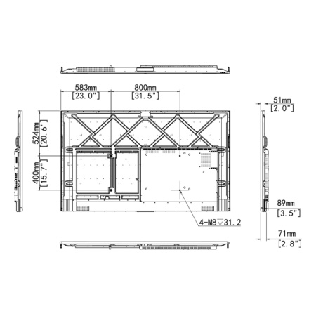 Uniview MW3586-U-E, интерактивная панель 86"