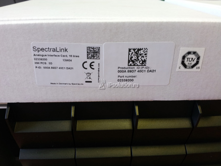 Spectralink Analog Card 16 lines, карта аналогового интерфейса (16 портов) для систем Spectralink 2500/8000 Spectralink Analog Card 16 lines, карта аналогового интерфейса (16 портов) для систем Spectralink 2500/8000