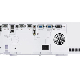Лазерный 3LCD-проектор 5.000 лм (со встроенным объективом), WUXGA 1920 x 1200, 16:10, 500.000:1. Разъемы: HDMI x 3. Вес 7,6 кг. Белого цвета