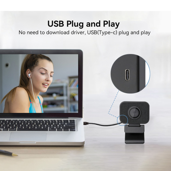 JazzTel Vision Cube 4K, 4K UHD USB камера