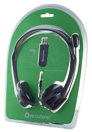 Accutone L400 USB, гарнитура для ноутбука и смартфона