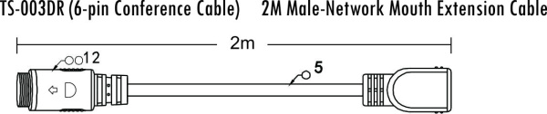 ITC TS-003DR, удлинитель 0,2 м. ITC TS-003DR, удлинитель 0,2 м.