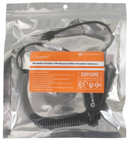 Accutone Lexsus Cord 3 QD PLT-RJ, переходник для телефонов Avaya серии 16/96 Accutone Lexsus Cord 3 QD PLT-RJ, переходник для телефонов Avaya серии 16/96
