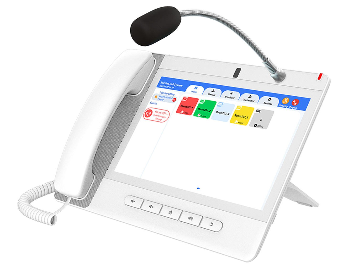 Fanvil A320i (белый), диспетчерский ip-телефон ( цветной экран, 20 аккаунтов, Android, камера, белый)