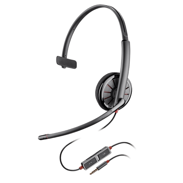 Plantronics BlackWire C215, проводная гарнитура для компьютера и мобильных устройств (разъем 3,5мм)